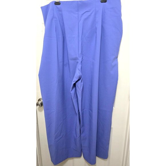 Torrid Blue High-Waisted Women's Plus Size Dress Pants Elastic Waist Size 3 - Picture 4 of 8